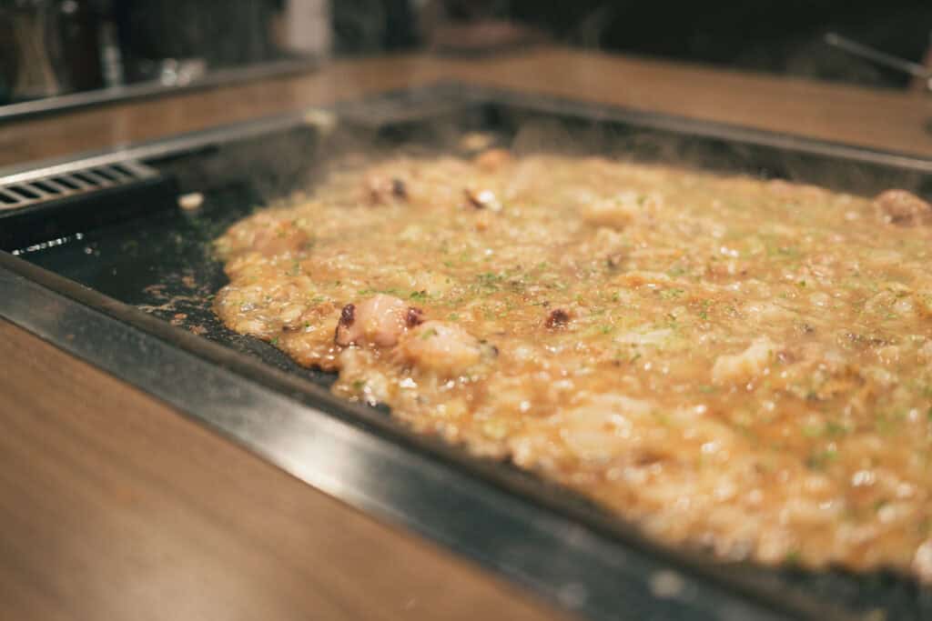 美食日記|東京月島文字燒:もへじ總本店